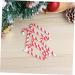 jojofuny 200 Pcs Christmas Table Decorations Candy Canes Christmas Pendant Lollipop Accessories Drop of Water As Shownx4pcs 6.5cmx4pcs - Buy Online on GoSupps.com