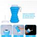 Portable Bidet 600ml - Collapsible & Expandable for Travel Camping & Hygiene - Ideal for Pregnancy Postpartum Baby Care Elderly & Muslims - Blue - Buy Online on GoSupps.com