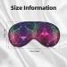 Red Galaxy Constellation Sleep Mask | Adjustable & Breathable Eye Mask for Comfortable Sleep - International Shipping Available - Buy Online on GoSupps.com