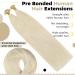 Ugeat 40cm Platinum Blonde Flat Tip Keratin Hair Extensions - Real Hair 1g/Strand 50g Keratin Sticks 16 Inch Quality Extensions - Buy Online on GoSupps.com