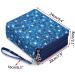 BTSKY Colored Pencil Case- 160 Slots Pencil Holder Pen Bag Large Capacity Pencil Organizer with Handle Strap Handy Colored Pencil Box with Printing Pattern Blue Star Bright Blue - Buy Online on GoSupps.com