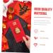 Didiseaon 18 Pcs Red Envelope Wedding Hongbao Lucky Money Envelopes Red Money Packets Chinese Lai See Wedding Gift Card Red Packet for New Year New Year Items Christmas Imitation Gold Leaf - Buy Online on GoSupps.com