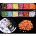 Ranvi 3000 Pieces (5 Boxes) Nail Art Rhinestones Kit Nail Rhinestones with 1 Piece Multicolor Nail Studs Horse Eye Rhinestones for Nail Art Decorations Supplies - Buy Online on GoSupps.com