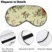 Birds and Branches Sleep Mask - Adjustable Eye Cover for Sleeping and Travel - Blocks Light for Men and Women - Buy Online on GoSupps.com