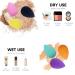 GFOUNS Small Mini Beauty Blender Makeup Sponge 30pcs - Multi-Colored Foundation Beauty Sponges for Face | Makeup Blender Sponges for Foundation Blending - Buy Online on GoSupps.com