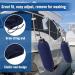 Affordura Navy Blue Fleece Boat Fender Covers 2 & 4 Packs - 8.5'' x 16'' & 10'' x 22'' Marine Bumper Covers for 6.5 or 8.5 Boat Fenders - Buy Online on GoSupps.com