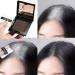 Hair Root Concealer Instant Hair Shading Powder Deep Brown Hairline Powder Natural Hair Root Powder with Mirror -Quickly Cover Grey Hair & Sweatproof Root Cover Up Powder for Women & Men-Deep Brown - Buy Online on GoSupps.com