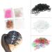 250 Black Hair Bands Elastic Small Braiding Dreads Cornrows Dreadlocks Rubber Rings (Black) - Buy Online on GoSupps.com