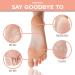 Foot Peel Mask for Cracked Heels & Calluses - Exfoliating Treatment to Remove Dead Skin, Repair Rough Heels - Silky Soft Feet for Men and Women - 2 Pair (Peach) - Buy Online on GoSupps.com