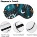 Buy Soft Sleeping Mask with Adjustable Strap - Sun Moon Clouds Stars Eye Mask for Comfortable Sleep - Buy Online on GoSupps.com