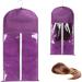 Wig Bags Storage with Hanger Hair Extensions Storage Bag Portable Dustproof Hair Extensions Carrier Holder with Zipper for Travel Daily Use(Purple) - Buy Online on GoSupps.com