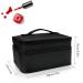 Ethereal Double Layer Nail Polish Organizer Bag | Hold 30 Bottles | Portable Travel Case in Black - Buy Online on GoSupps.com