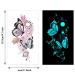 Glow In The Dark Butterfly Tattoos for Kids Girls - Konsait 12 Sheets | Safe & Easy to Use Neon Temporary Tattoos - Party Favors and Makeup Supplies - Buy Online on GoSupps.com