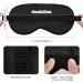 Premium Sleep Mask - Adjustable Soft Eye Mask for Sleep Travel & Meditation - Blackout Eye Shade for Men & Women - Buy Online on GoSupps.com