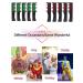 10 PCS Hair Chalk Comb for Kids - TOROKOM Temporary Washable Hair Color - Non Toxic Hair Dye for Christmas Halloween DIY Hair Color - Red & Green - Buy Online on GoSupps.com