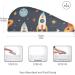 Rocket Planet Spaceship Hair Towel 2 Pack | Super Absorbent Quick Dry Hair Turbans for Women & Girls - Buy Online on GoSupps.com