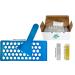 50 Lip Balm Tube Tray - 50 Balm Tubes & Caps - 50 Seal Sleeves - Scraper - HDPE - BPA Free