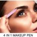 4-in-1 Makeup | Portable Eye Liner Eye Brow Lip Liner Highlighter Waterproof Long-Lasting All in OneMakeup - Makeup Beauty Tool for Women pack of 1 - Buy Online on GoSupps.com