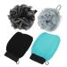 IWOWHERO 2 Sets Bath Set Exfoliating Body Sponge Shower Sponge Shower Scrubber for Body Shower Pouf Body Scrub Gloves Bathing Body Scrubbers Bathing Gloves Rayon Take a Bath Toiletries