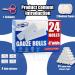 24 Pack Premium Gauze Rolls - 4" x 4.1 Yards | Lint-Free Latex-Free Elastic Bandages for Professional Wound Care & First Aid Supplies - Buy Online on GoSupps.com