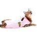 Selmai Medical Pet Shirt for Dogs & Cats - Soft Cotton E-Collar Alternative for Post-Op Care Wound Protection & Skin Disease Prevention - Pink S - Buy Online on GoSupps.com