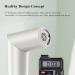 Portable Cordless Hair Dryer Lightweight Wireless Hair Dryer 90 Rotation 15000mAH Batteries Travel Blow Dryer for Children Pets Travel Home Art Painting White - Buy Online on GoSupps.com