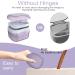 Argomax Denture Box Purple Transparent Case for Cleaning & Storing Dental Prostheses | International Shipping - Buy Online on GoSupps.com