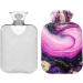 Marble Hot Water Bottle with Cover - 1L Pain Relief & Warmth for Pregnant Women | International Shipping Available - Buy Online on GoSupps.com