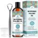 Coconut & Mint Pulling Oil 10-in-1 Advanced Formula with Avocado Oil Sunflower Oil Spearmint Oil Tea Tree Oil Teeth Whitering Pulling Oil for Fresh Breath Oral Care Tongue Scraper Alcohol Free 8oz