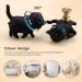 Danankeji 3-Piece Cat Knobs - Black Rotatable Furniture Buttons for Cupboards Wardrobes & Drawers - Buy Online on GoSupps.com