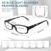 VIDEBLA 5 Pack Blue Light Blocking Reading Glasses for Men & Women - Anti Eyestrain - 1.75 Magnification - Buy Online on GoSupps.com
