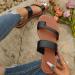 Summer Bunion Flat Sandals for Women | Stylish Lightweight Orthopedic Correction Flip Flops | Breathable Toe Corrector for Hallux Valgus | Size 8.5 Black - Buy Online on GoSupps.com
