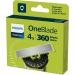 Philips OneBlade 360 flex blade 4 pack QP440/50 4 count (Pack of 1) - Buy Online on GoSupps.com