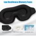 100% Light Blocking Sleep Mask - 3D Memory Foam Eye Covers with Adjustable Strap for Men & Women | Comfortable Night Blindfold - Buy Online on GoSupps.com