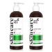 artnaturals Aloe Vera Gel (2 Pack x 12Oz/355ml) 100% Percent Pure Cold Pressed Aloe Plant - Raw Natural Moisturizer Skin Care for After Sun Burn Acne & Eczema on Body, Hand, Face & Hair 12 Fl Oz (Pack of 2)