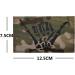 5x3 Inch Large Multicam Infrared IR Skull Skeleton Middle Finger Patch - Tactical Vest Patch with Hook-Fastener Backing - Buy Online on GoSupps.com