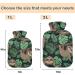 Naanle Palm Leaves Sloth Hot Water Bottle 1L - Transparent Warm Head Hand & Feet Warmer for Pain Relief & Therapy - Buy Online on GoSupps.com
