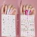 Teenitor 576pcs Long Coffin Press On Nails Set | Full Cover False Nails with 24 Colors Glue | Acrylic Nail Clipper & Art Stickers for DIY - Buy Online on GoSupps.com