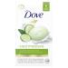 Dove Go Fresh Cool Moisture Beauty Bar Cucumber & Green Tea 6 Bars 4 oz (113 g) Each