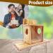 Direct Wicker Squirrel Feeder Wood Flip-Up Roof For Squirrel Food Placement Removable Front Panel Squirrel Feeder Just For Squirrels - Buy Online on GoSupps.com