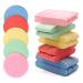 120 Pcs Facial Sponge Compressed  Luxiv 5 Colors Face Cleansing Sponge Estheticians Compressed Makeup Facial Sponge Round Wash Face Sponges for Women Compress Exfoliating Removal Sponge (Mix-color A)