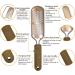 PrettyClaw Callus Remover Foot File - Pedicure Tool for Dead Skin & Corn Removal with 3 Blades, Free Pouch & Nail File - Buy Online on GoSupps.com