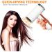 Cordless Hair Dryer USB Rechargeable Blow Dryer 1250W Fast Charging for Women Infants Kids Ourdoor Camping Beaches White - Buy Online on GoSupps.com