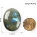 Hxswkk 1.8 Inch Labradorite Thumb Worry Stone - Healing Crystal for Anxiety Relief and Meditation - Buy Online on GoSupps.com