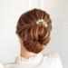 Lurrose Chinese Hair Sticks U-Shaped Jade Hair Rods & Classic Hemp Decorations | Traditional Flower Hair Sponge for Women & Girls - Buy Online on GoSupps.com