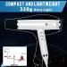 Slopehill Ion Hair Dryer - Professional Quick Drying with 110 000 RPM Motor Low Noise & Magnetic Diffuser for Home & Travel (White) - Buy Online on GoSupps.com