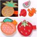6 Pieces Cute Hair Clips Embroidery Fruit Hair Clips Children Hairpin Cute Hair Bows for Girls Kids Women Accessories - Buy Online on GoSupps.com