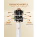 6 in 1 Hair Dryer Brush Set | Volumizer Curler & Straightener | Detachable Hot Air Brush for Effortless Hair Styling - Buy Online on GoSupps.com