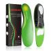 (220+lbs) Plantar Fasciitis Arch Support Insoles for Women Men - Orthotic Insoles for Flat Feet High Arch - Best Boot Work Shoe Insole for OverPronation Metatarsalgia Heel Pain Relief Foot Pain Green UK: 3-4.5