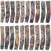 Kirozanny 12pcs Art Fake Temporary Tattoo Sun Protection Compression Arm Sleeves - Random Color - Buy Online on GoSupps.com